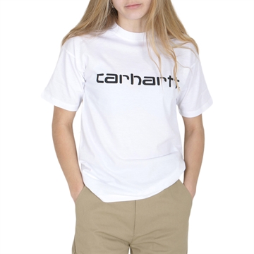 Carhartt T-shirt Script W White/Black